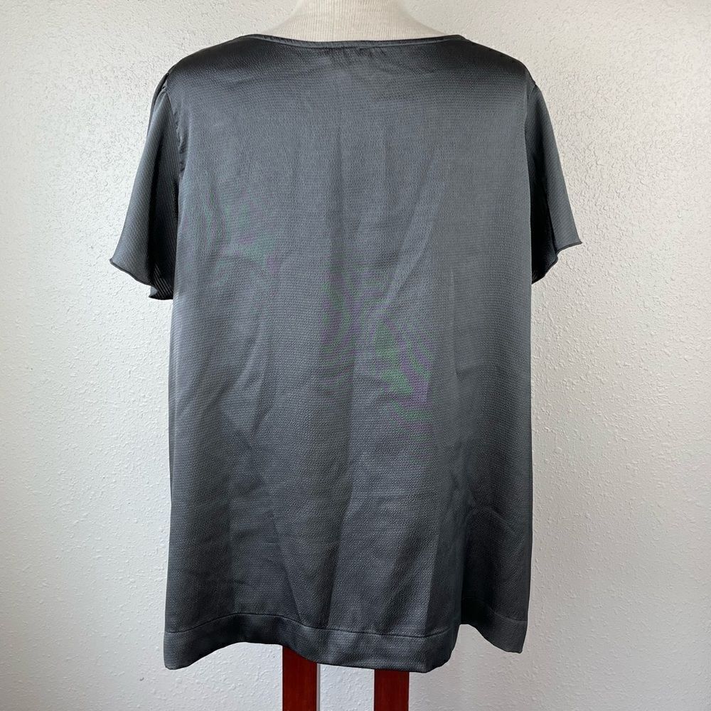 Apt. 9 Short Sleeve Beaded Tunic Top Size 1X EUC - Picture 5 of 7